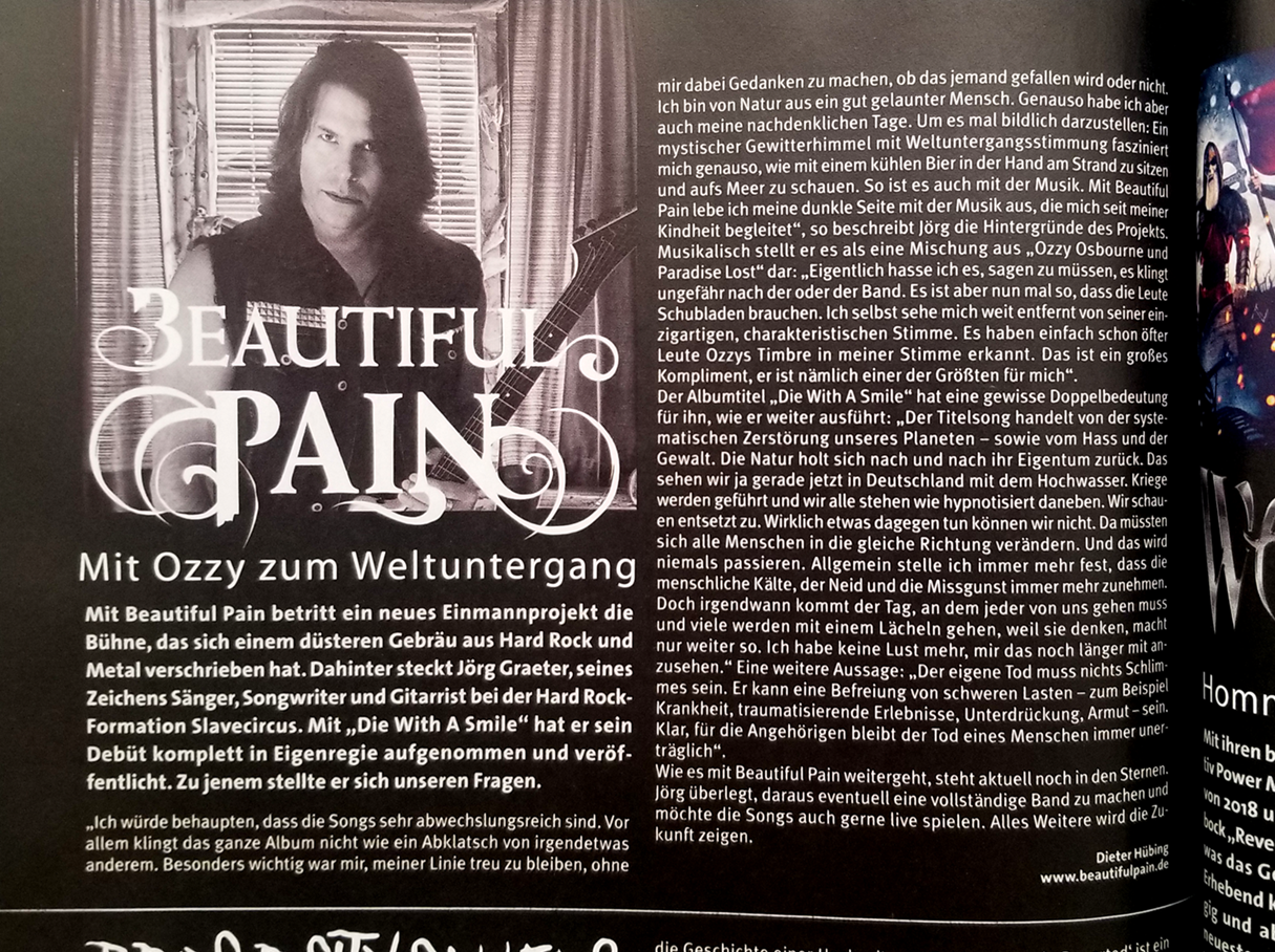 Sonic Seducer Interview Beautiful Pain